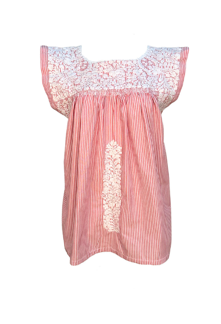 Rayas Rojas y Blancas Blouse