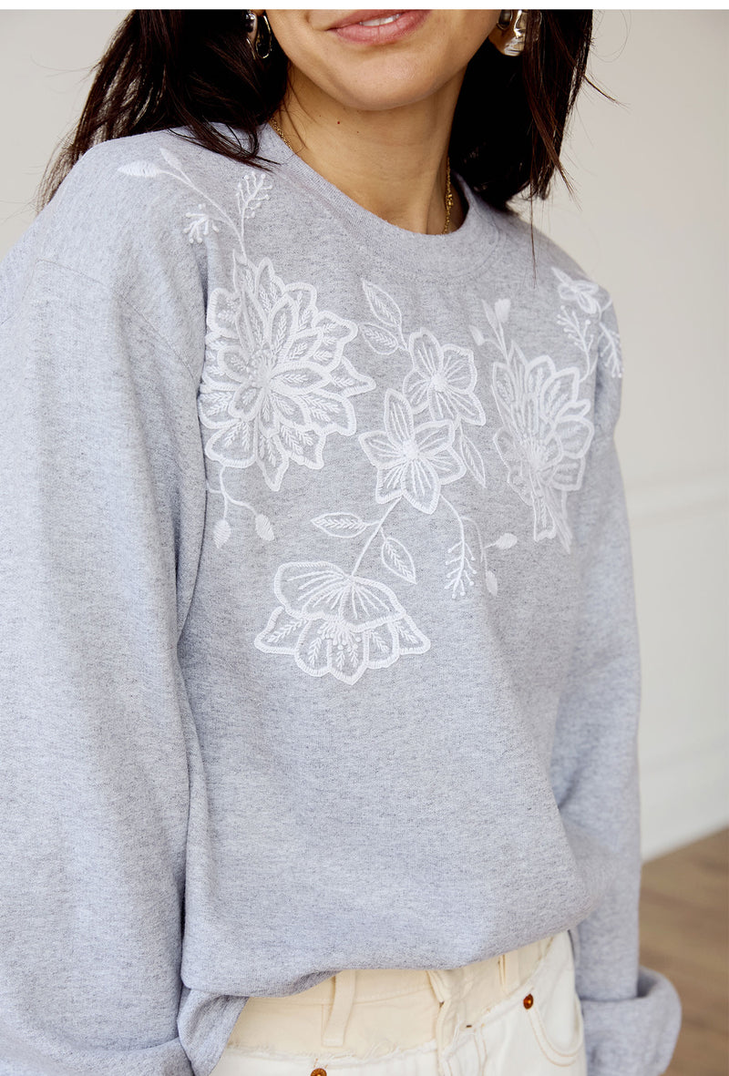 Blanca Floral Sweatshirt