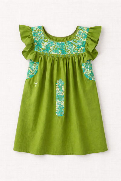Soledad Short Dress Dress Soledad Lime and Jade Short Dress Soledad Lime and Jade Short Dress