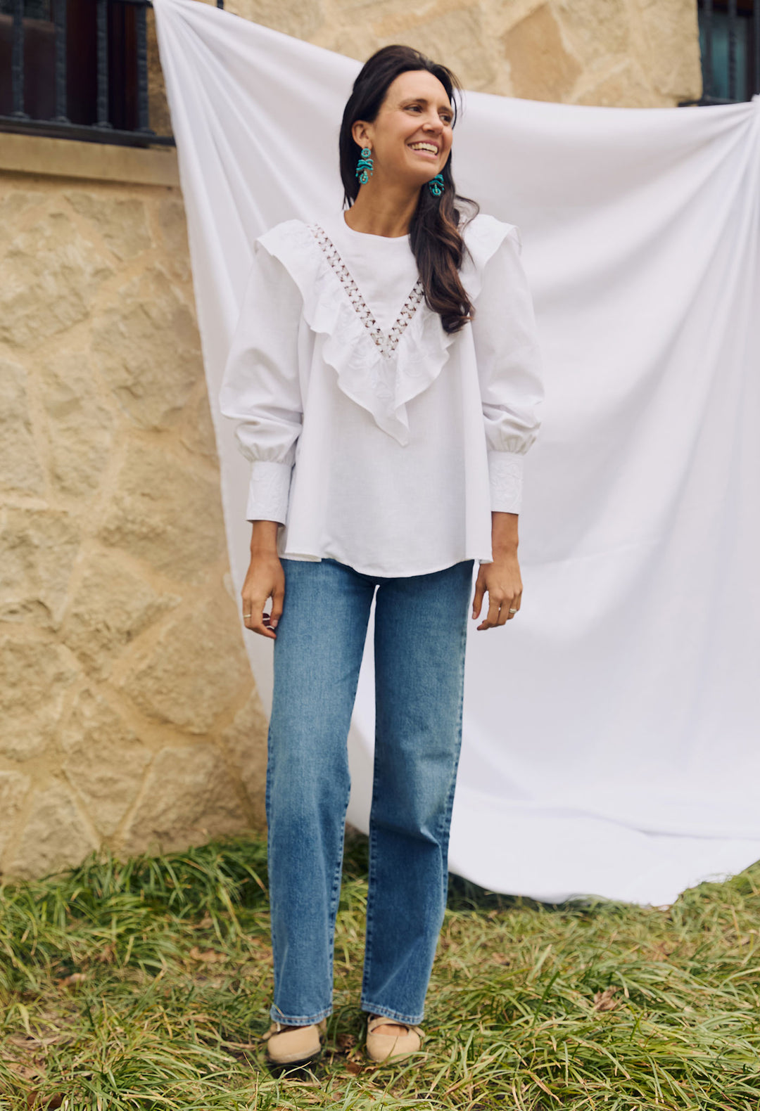 Valentina Blanca Nieve Blouse