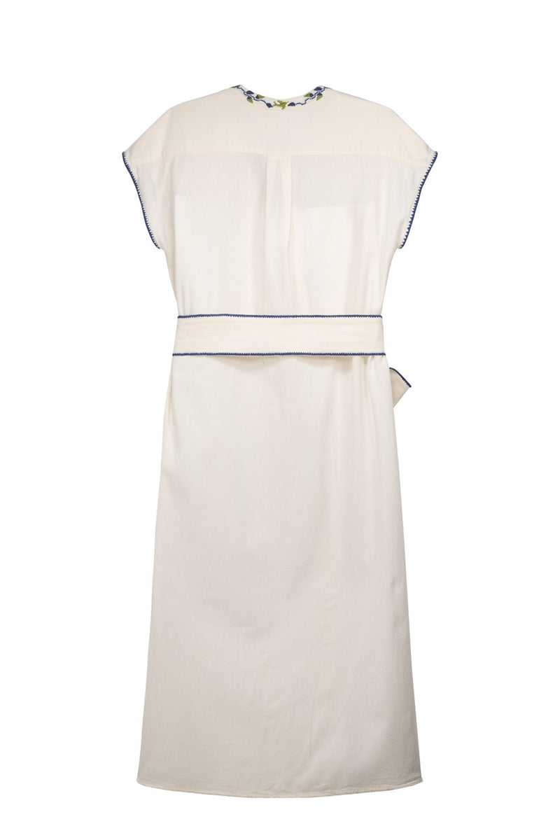 Valeria Blanca Midi Dress