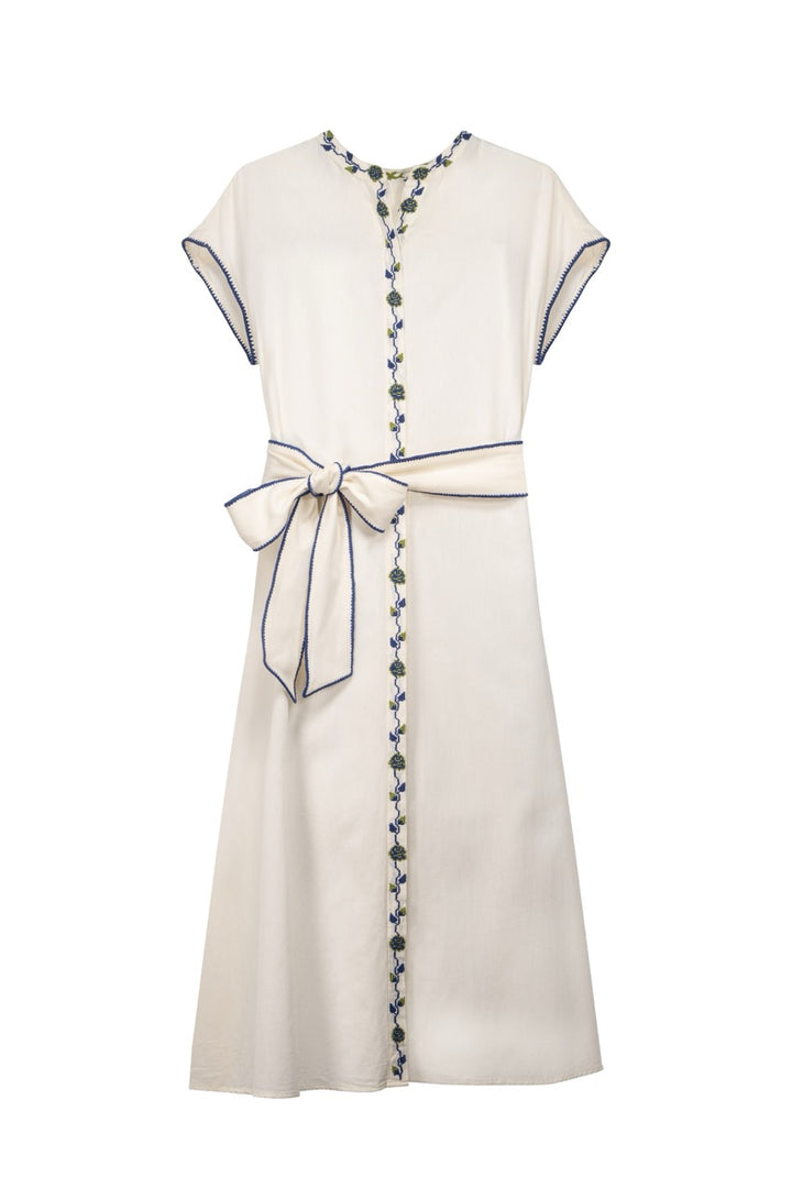 Valeria Blanca Midi Dress