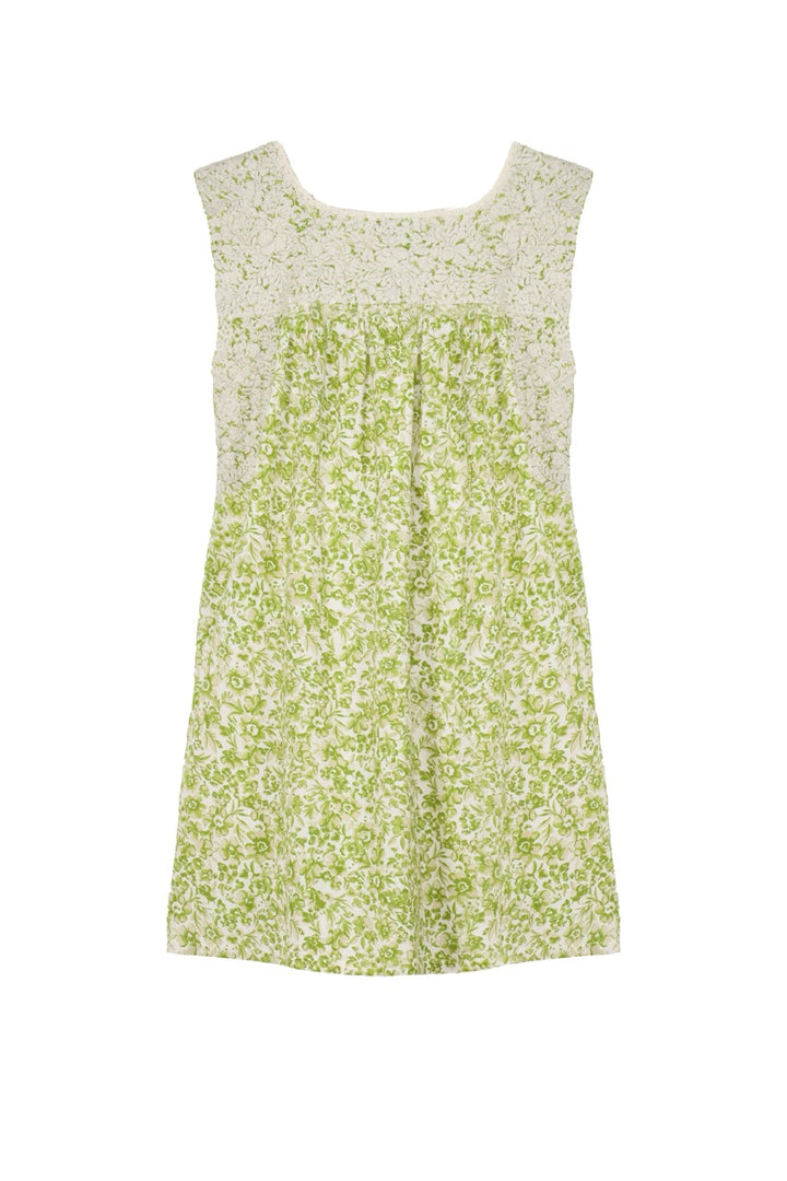 Verde Floral Short Dress