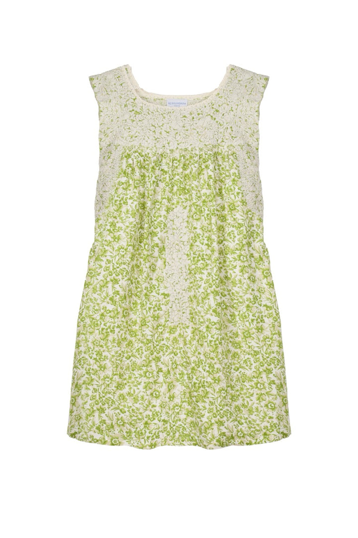 Verde Floral Short Dress