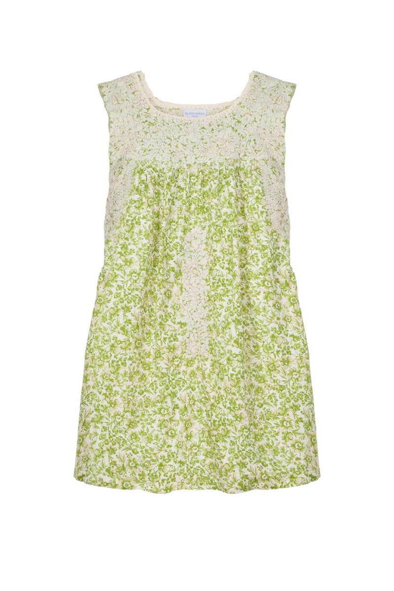 Verde Floral Short Dress