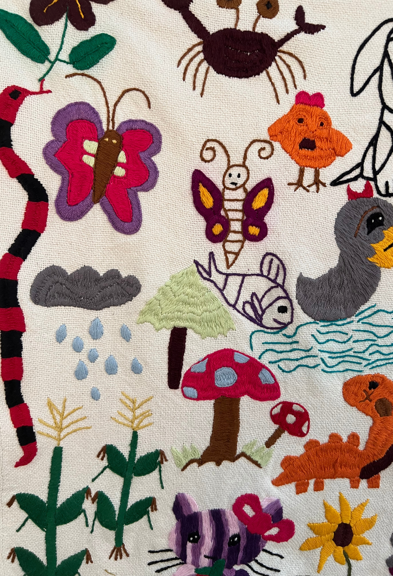 Embroidered Art: Veronica