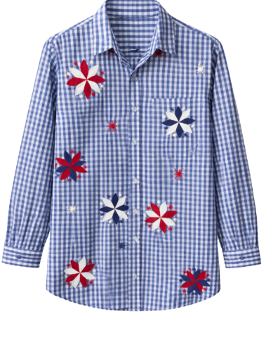 Isla Short Dress Dress Isla Blue Gingham Fourth of July Short Dress Isla Blue Gingham Fourth of July Short Dress