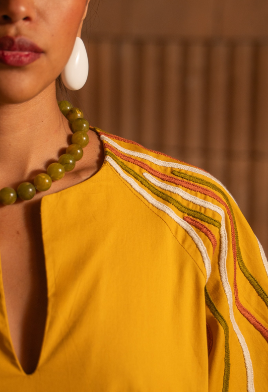 Malena Amarilla Caftan Dress