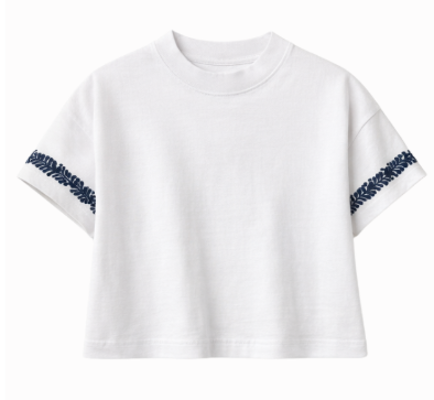 T-Shirt T-Shirt Navy Flores T-Shirt Navy Flores T-Shirt