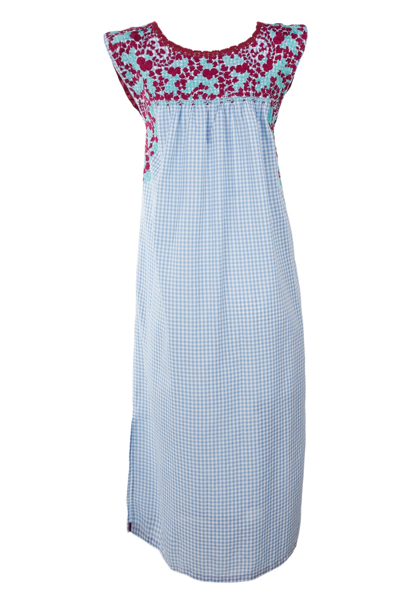 Flores Midi Dress Dress Small Vida Ciruela y Menta