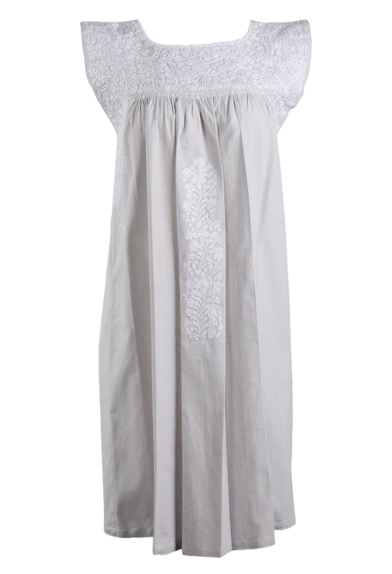 Flores Short Dress Dress Small Nublado Nieve