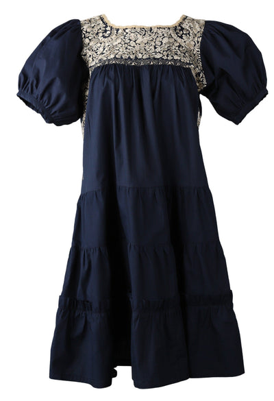 Isabella Short Dress Dress Isabella Lago Oro Seda