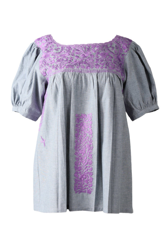 Carolina Blouse Blouse Carolina Dos Purpura