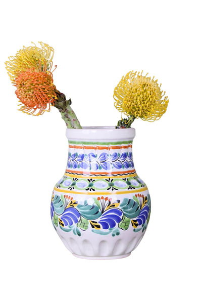 Gorky Gonzalez Ceramics Medium Vase Wide Medium Multicolor Flower Pot Uno