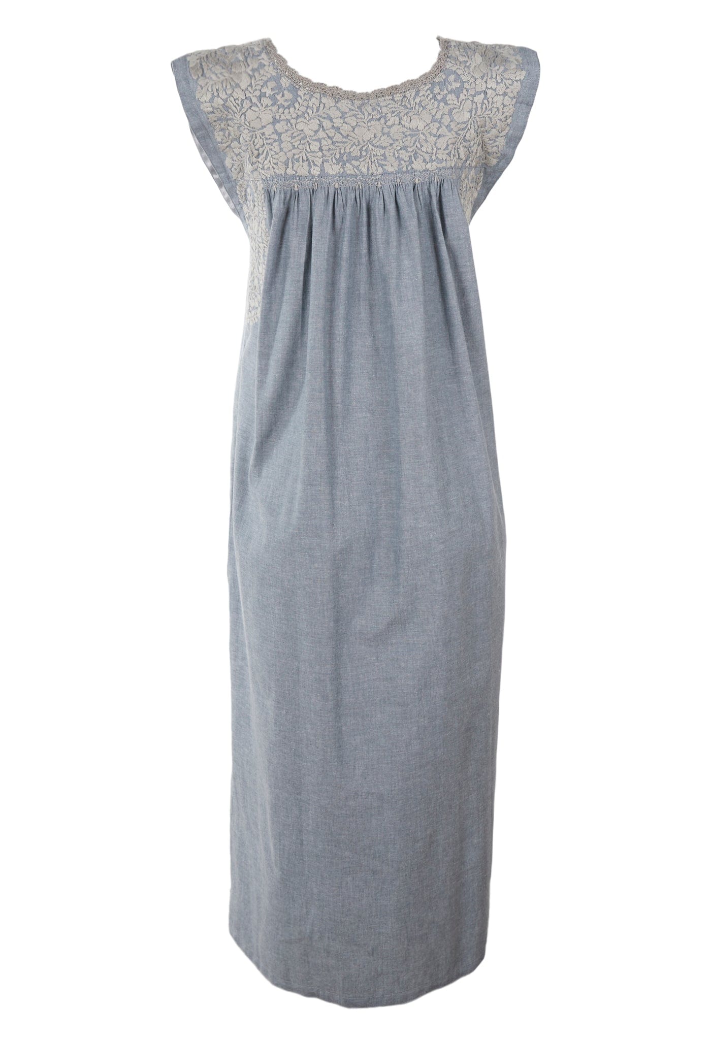 Flores Midi Dress Dress Dos Gris