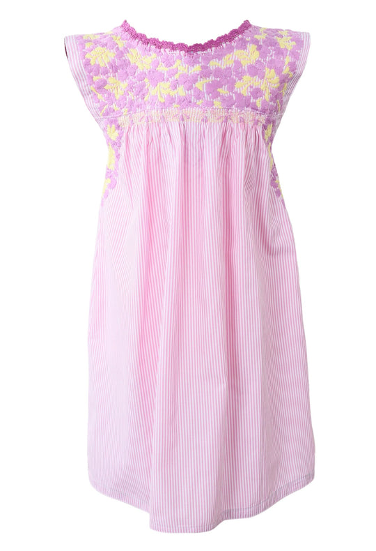 Florecita Dress Childrens Florecita Pastel Lavanda y Limon Chica