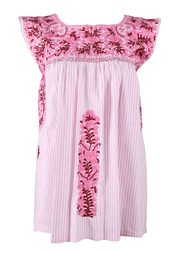 Flores Blouse Blouse Tulipan Rosa y Rubi