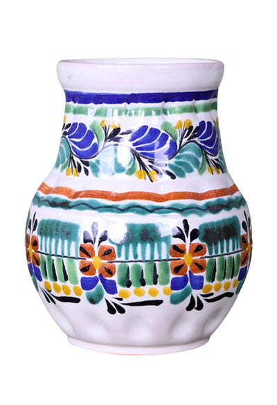 Gorky Gonzalez Ceramics Small Vase Small Multicolor Flower Pot Dos