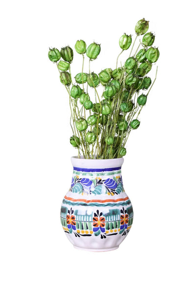 Gorky Gonzalez Ceramics Small Vase Small Multicolor Flower Pot Dos