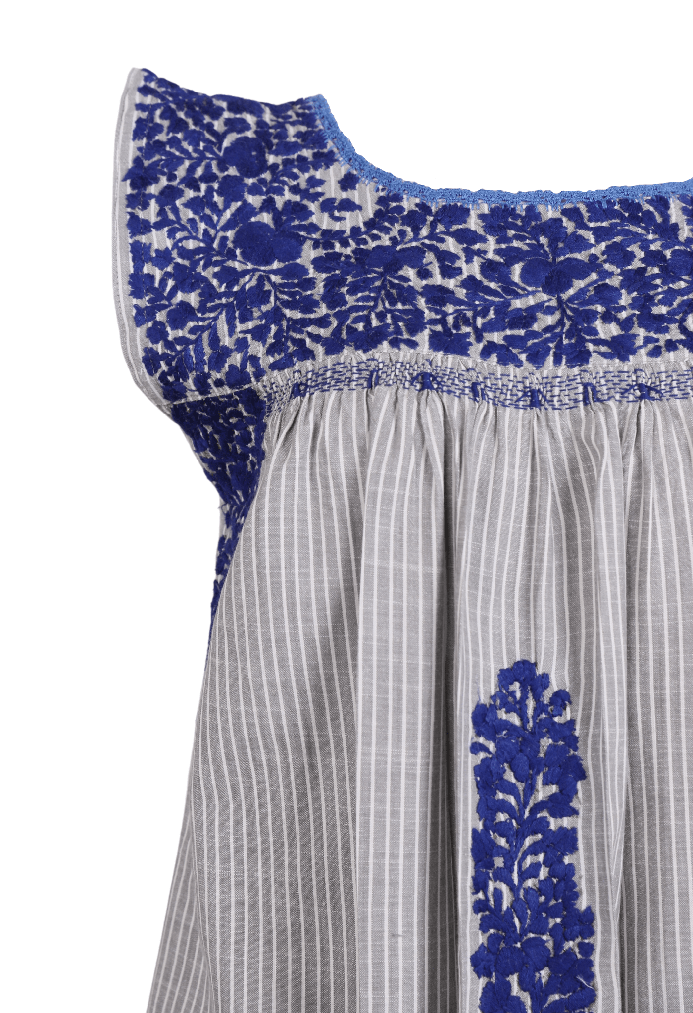 Flores Midi Dress Dress Lluvia Azul