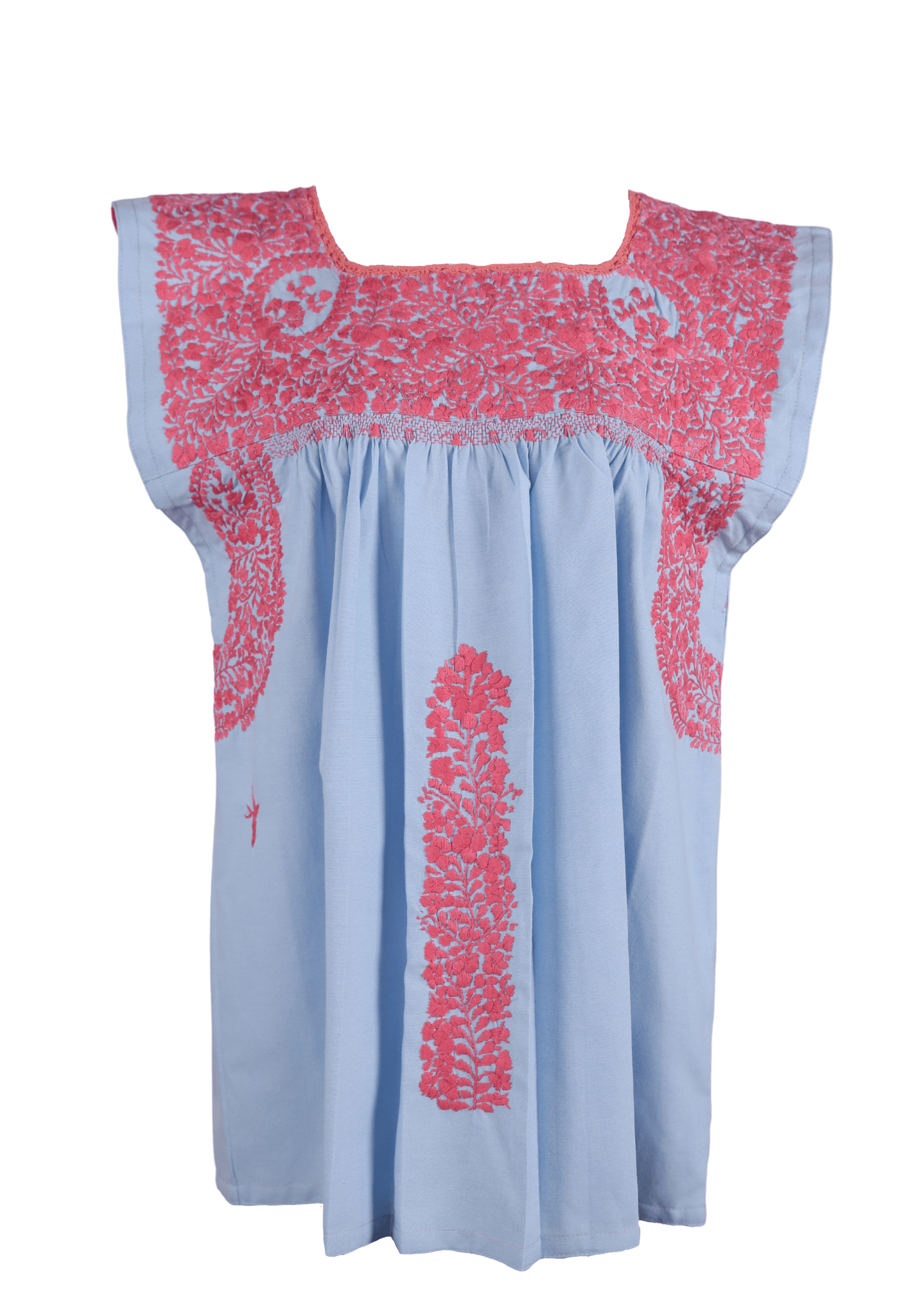 Flores Blouse Blouse Dulce Coral