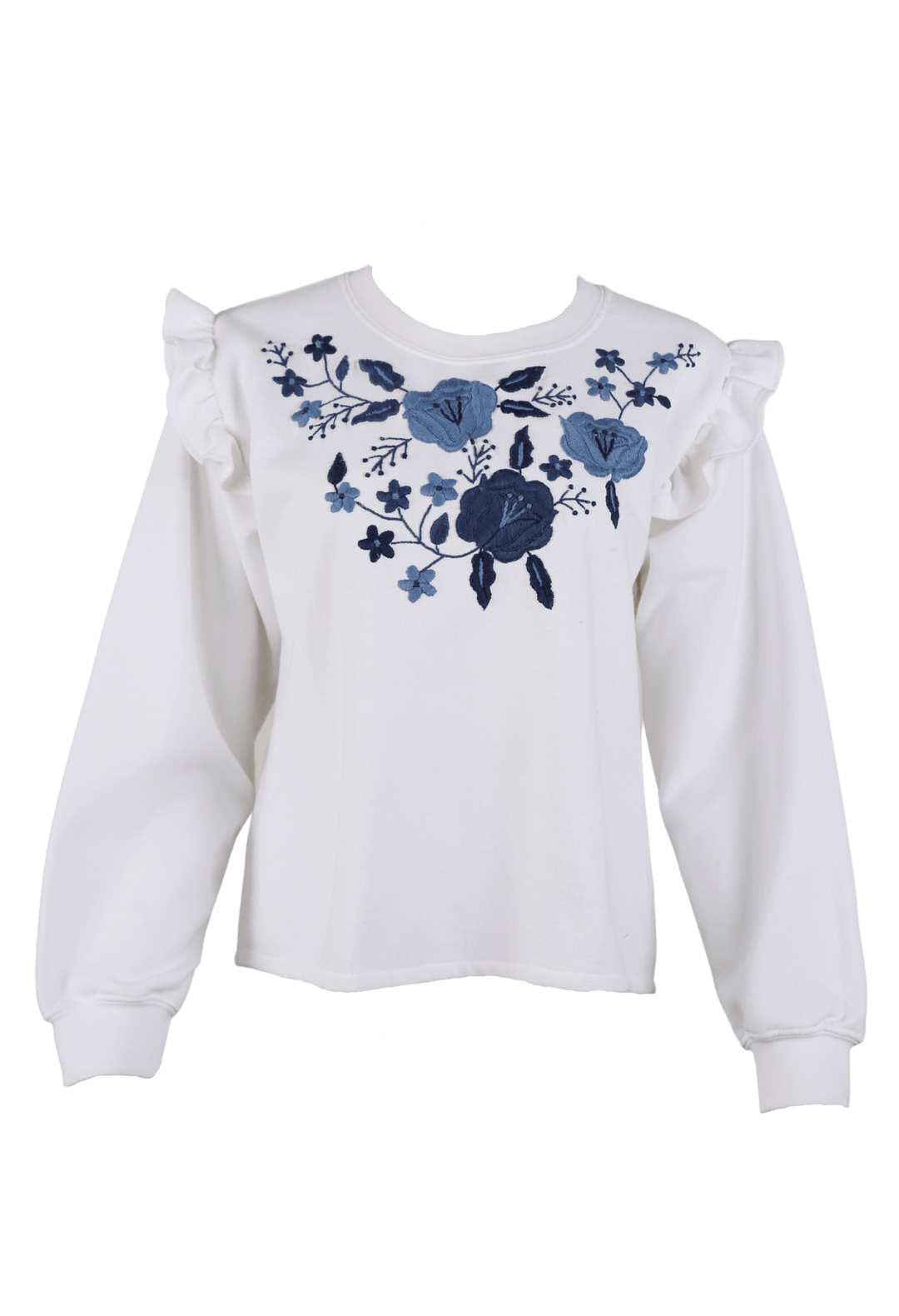 Sweatshirt Sweatshirt Flores Azules Sweatshirt