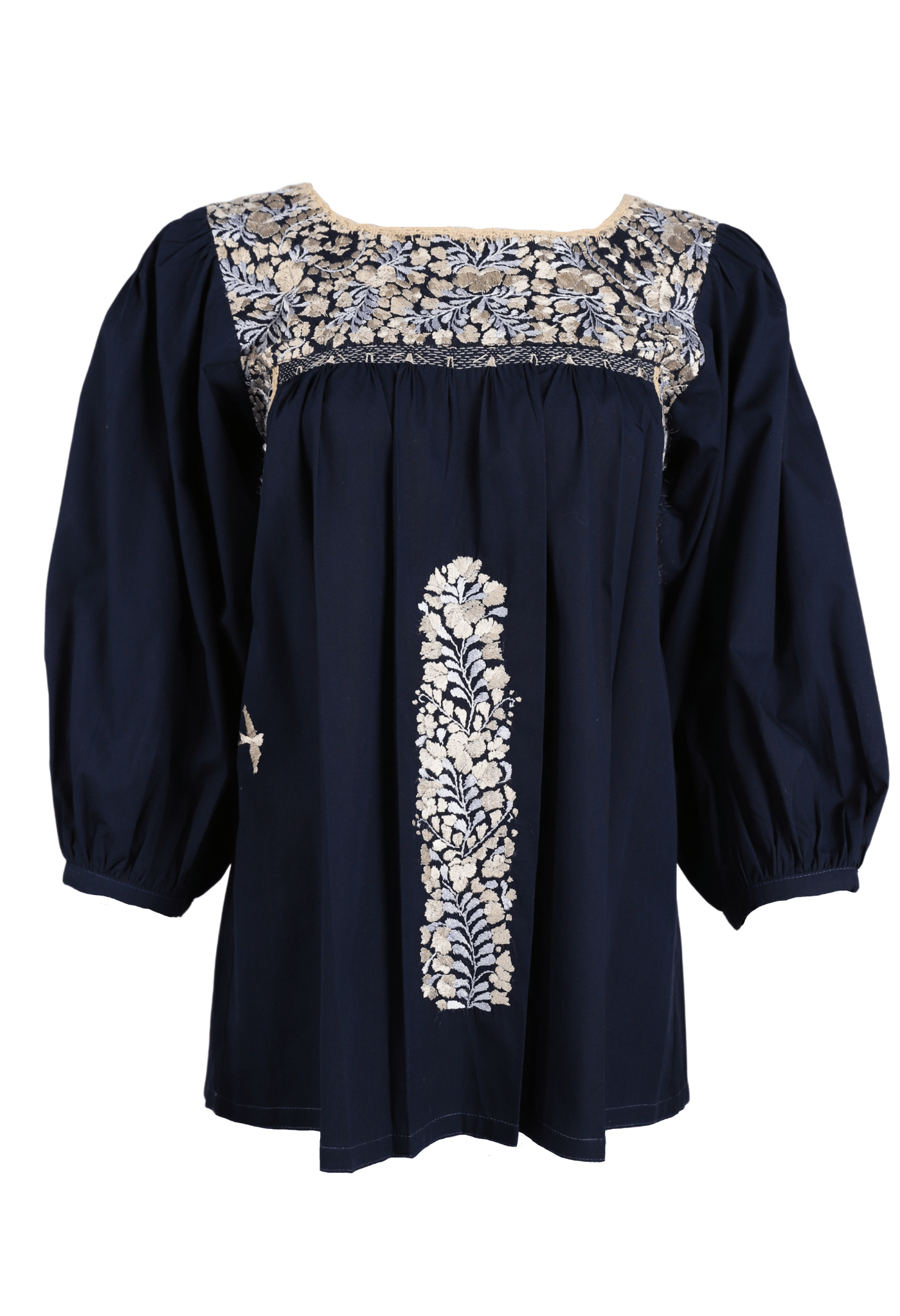 Catalina Blouse Blouse Catalina Lago Oro y Plata Seda