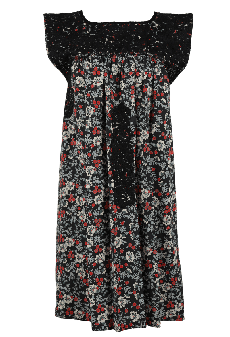 Flores Specialty Short Dress Dress Jardin de Noche