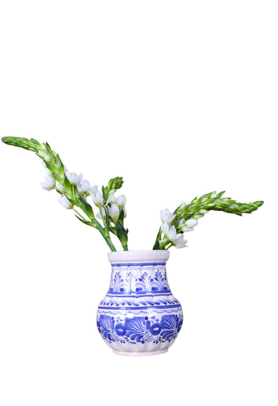Gorky Gonzalez Ceramics Small Vase Small Blue Flower Pot Uno