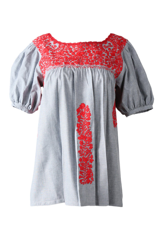 Carolina Blouse Blouse Carolina Dos Rojo