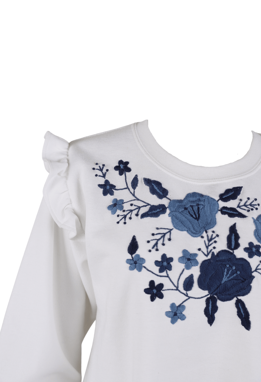 Sweatshirt Sweatshirt Flores Azules Sweatshirt