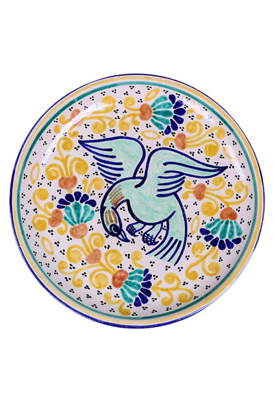 Gorky Gonzalez Ceramics Medium Platter Bird Platter Dos