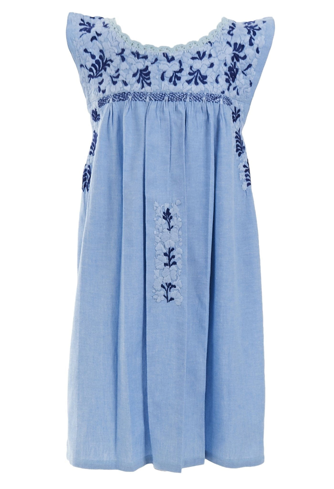 Florecita Dress Childrens Florecita Angel Celeste y Azul