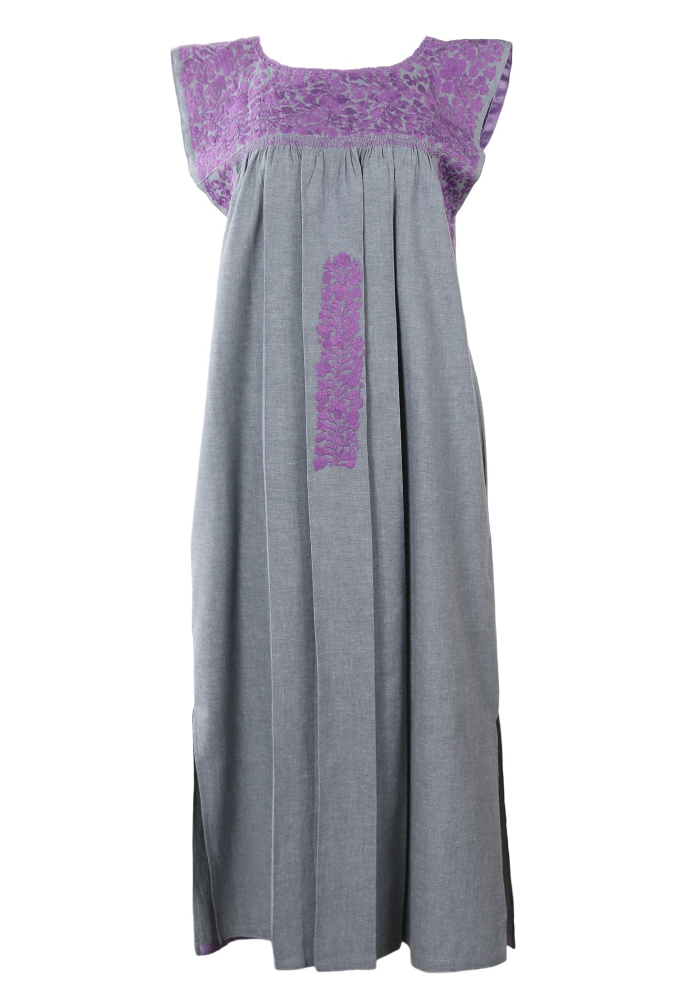 Flores Midi Dress Dress Dos Violeta