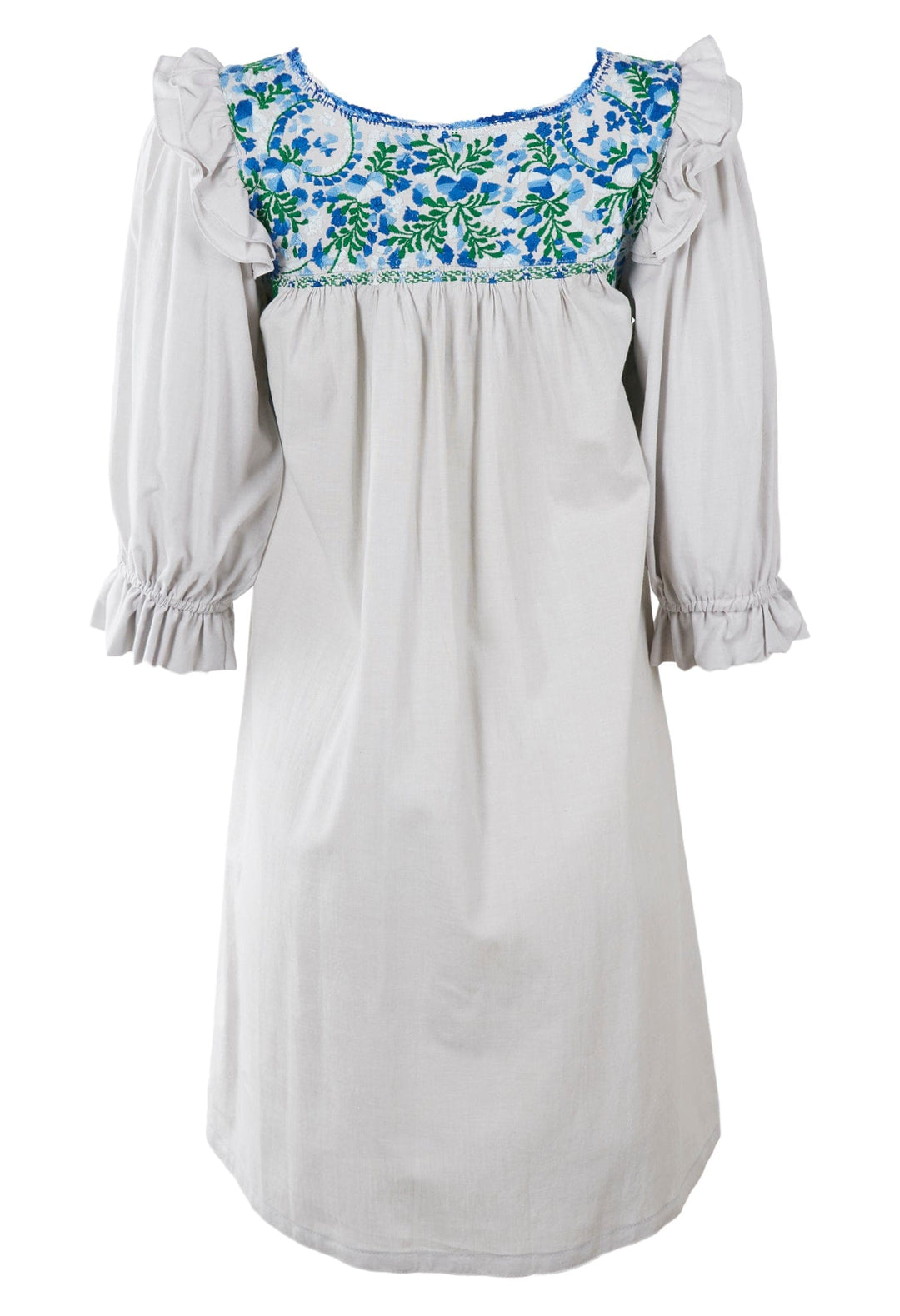Fernanda Short Dress Dress Extra Small Fernanda Colinas Azul Brillante y Verde