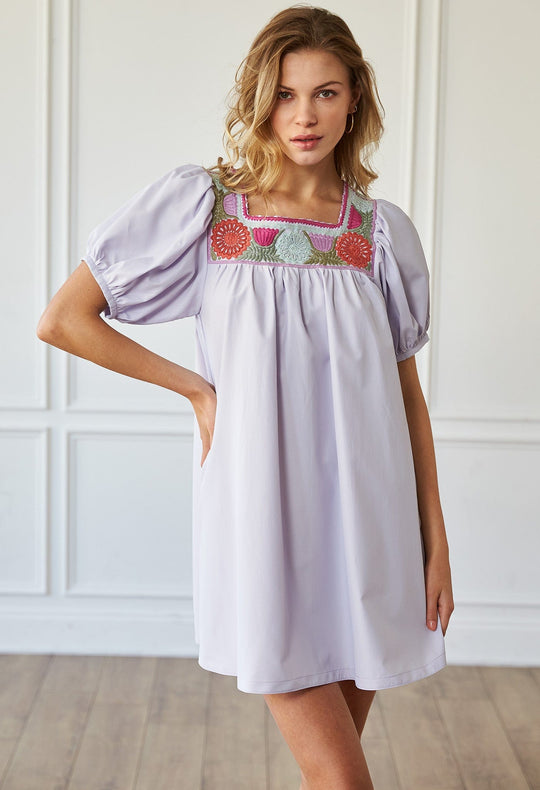 Maria Short Dress Dress Maria Lila Arroyo