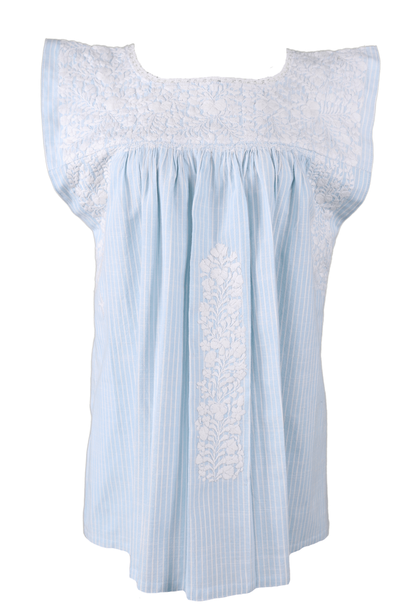 Flores Blouse Blouse Uno Nieve