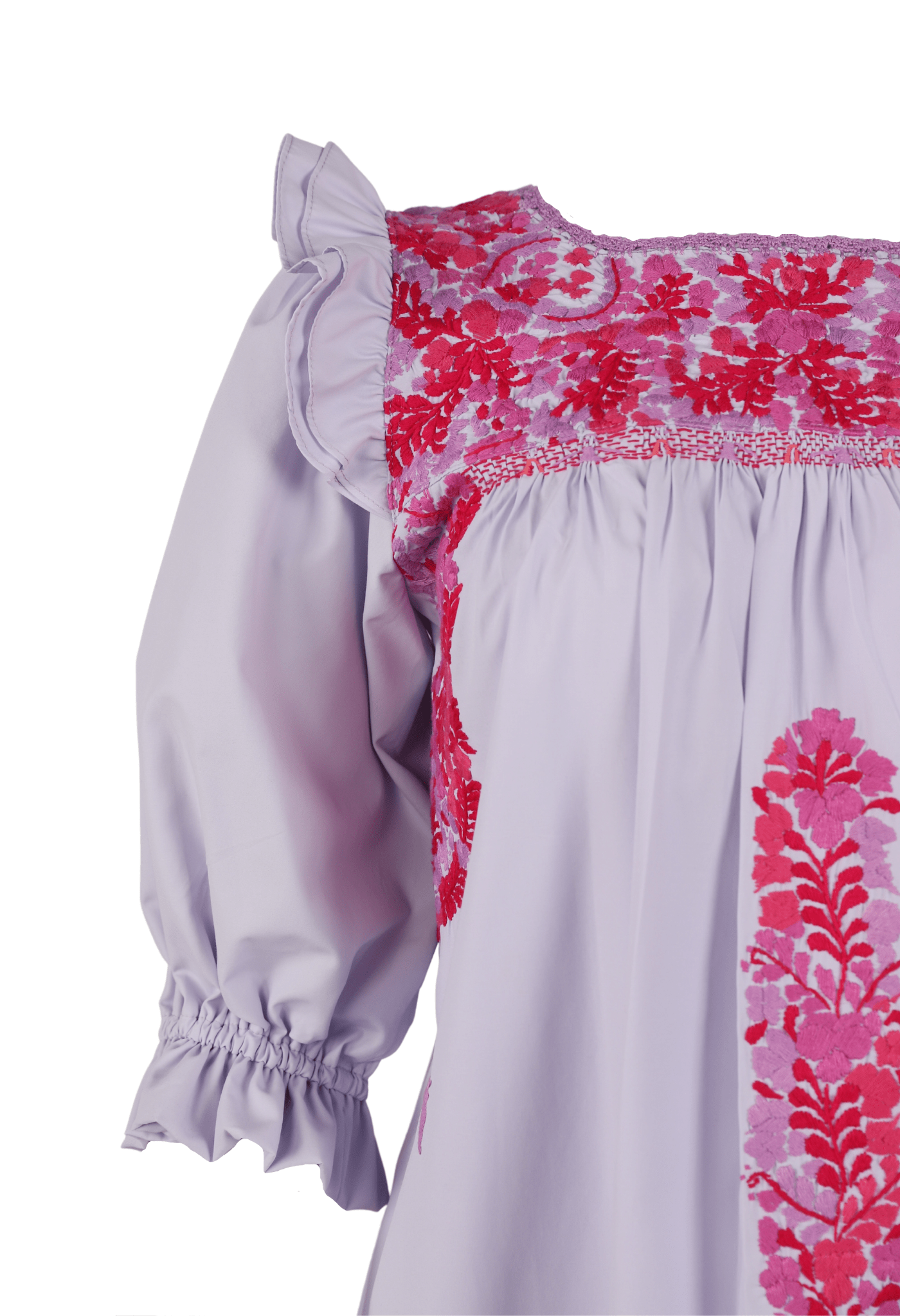 Fernanda Blouse Blouse Fernanda Lila Rosas y Lavanda