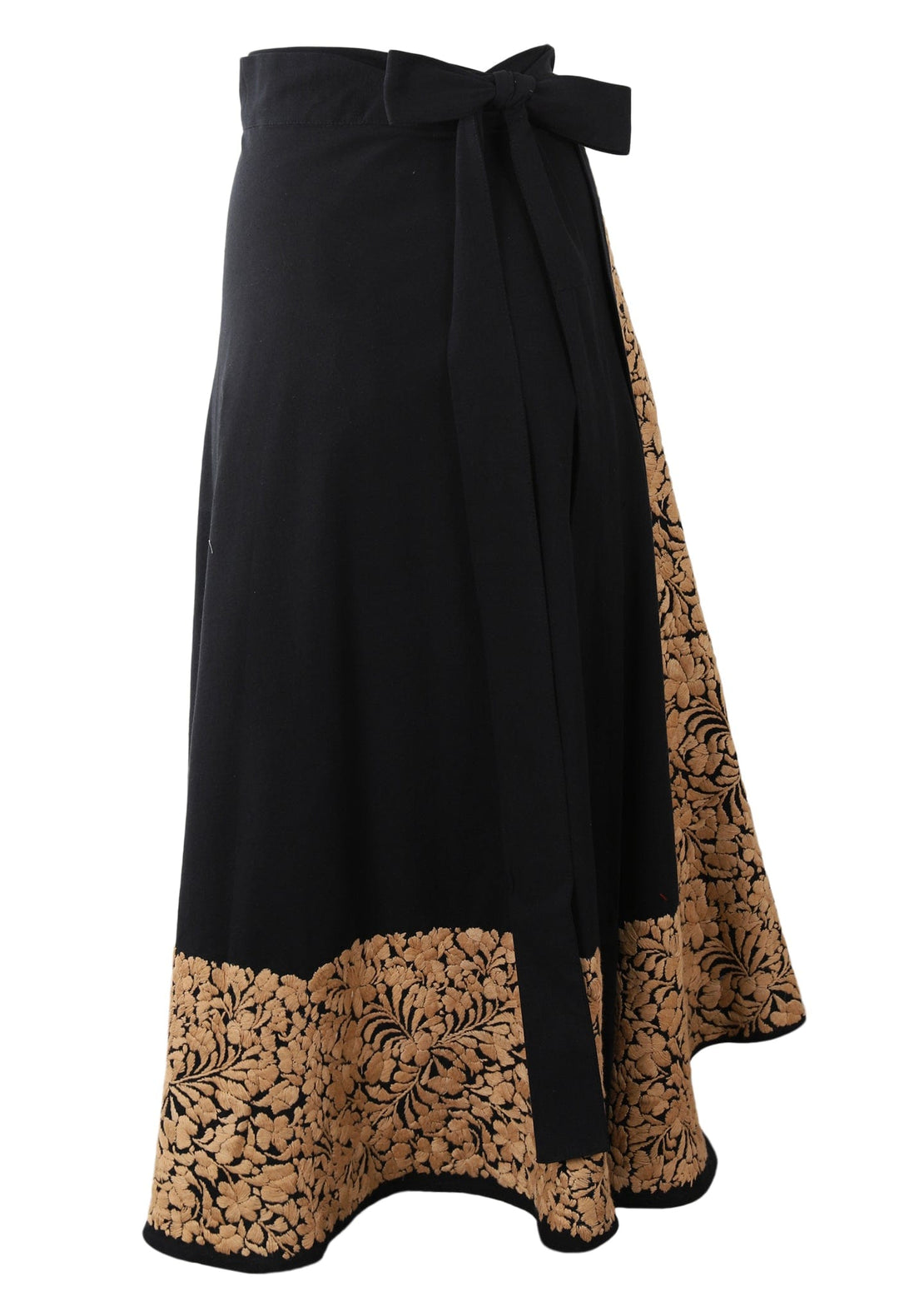 Oaxaca Long Skirt Skirt One Size Falda Negra Beige