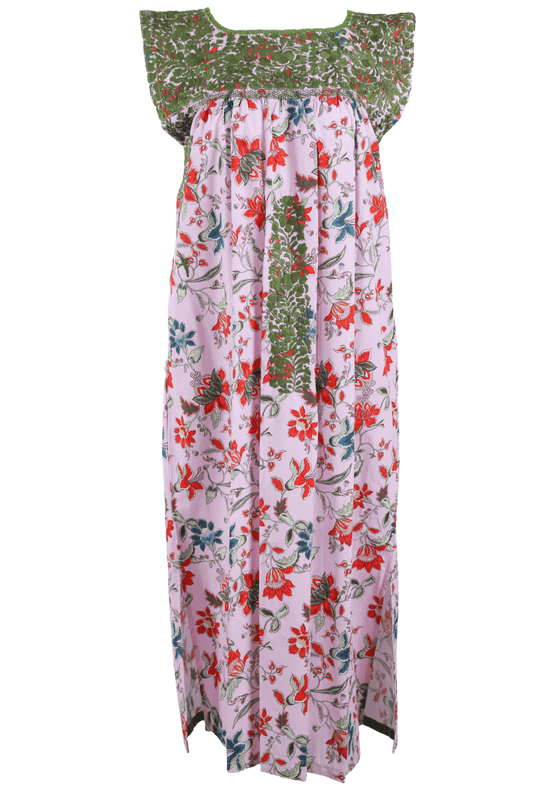 Flores Specialty Midi Dress Dress Florecer en Rosa