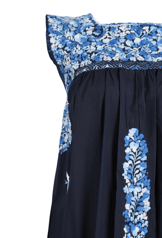 Flores Midi Dress Dress Lago Azul Brillante