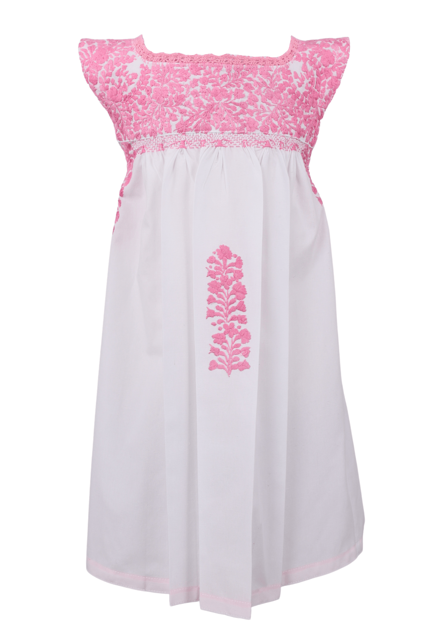 Florecita Dress Childrens Florecita Blanco Rosa