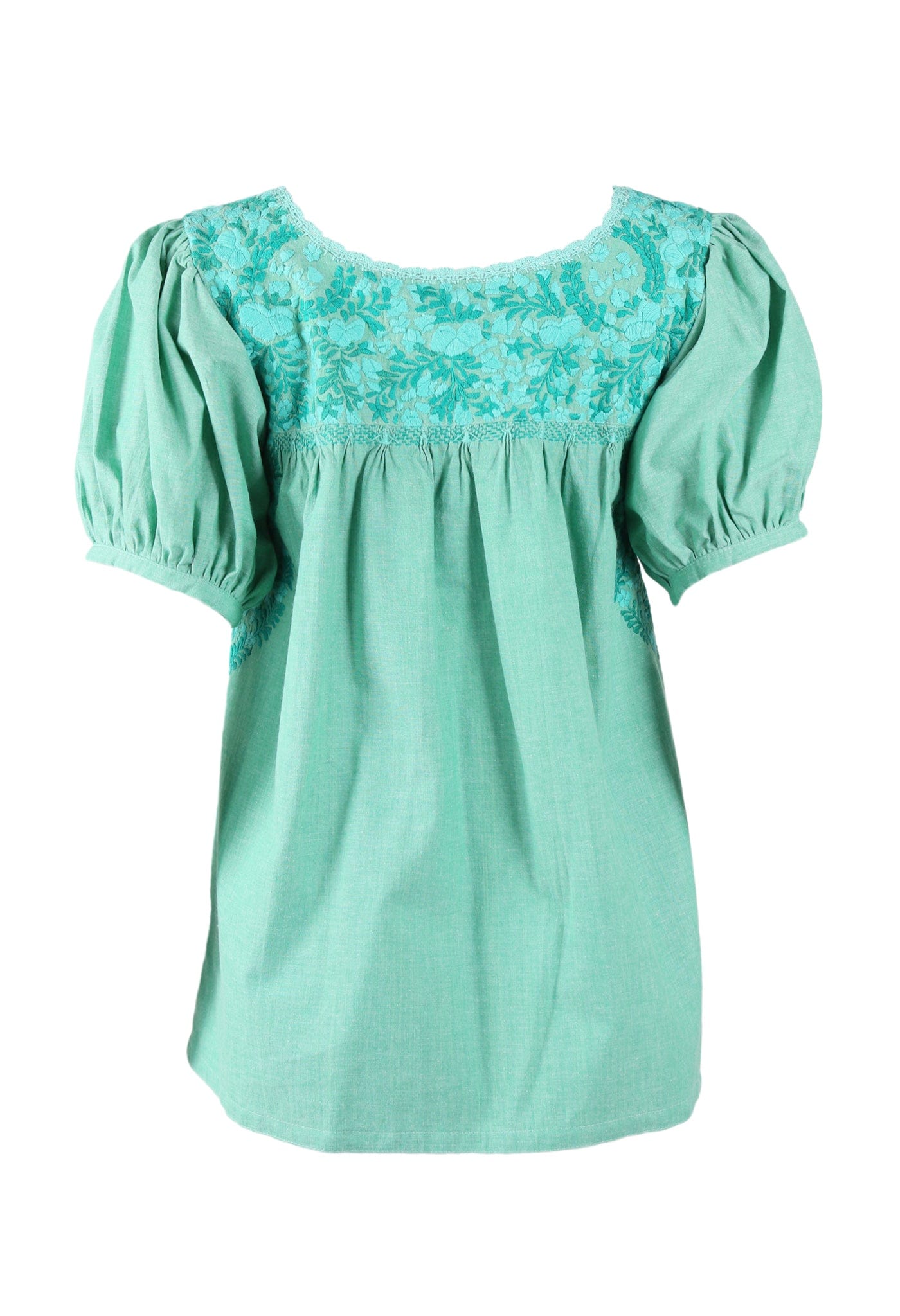 Carolina Blouse Blouse Carolina Arbol Menta y Verde