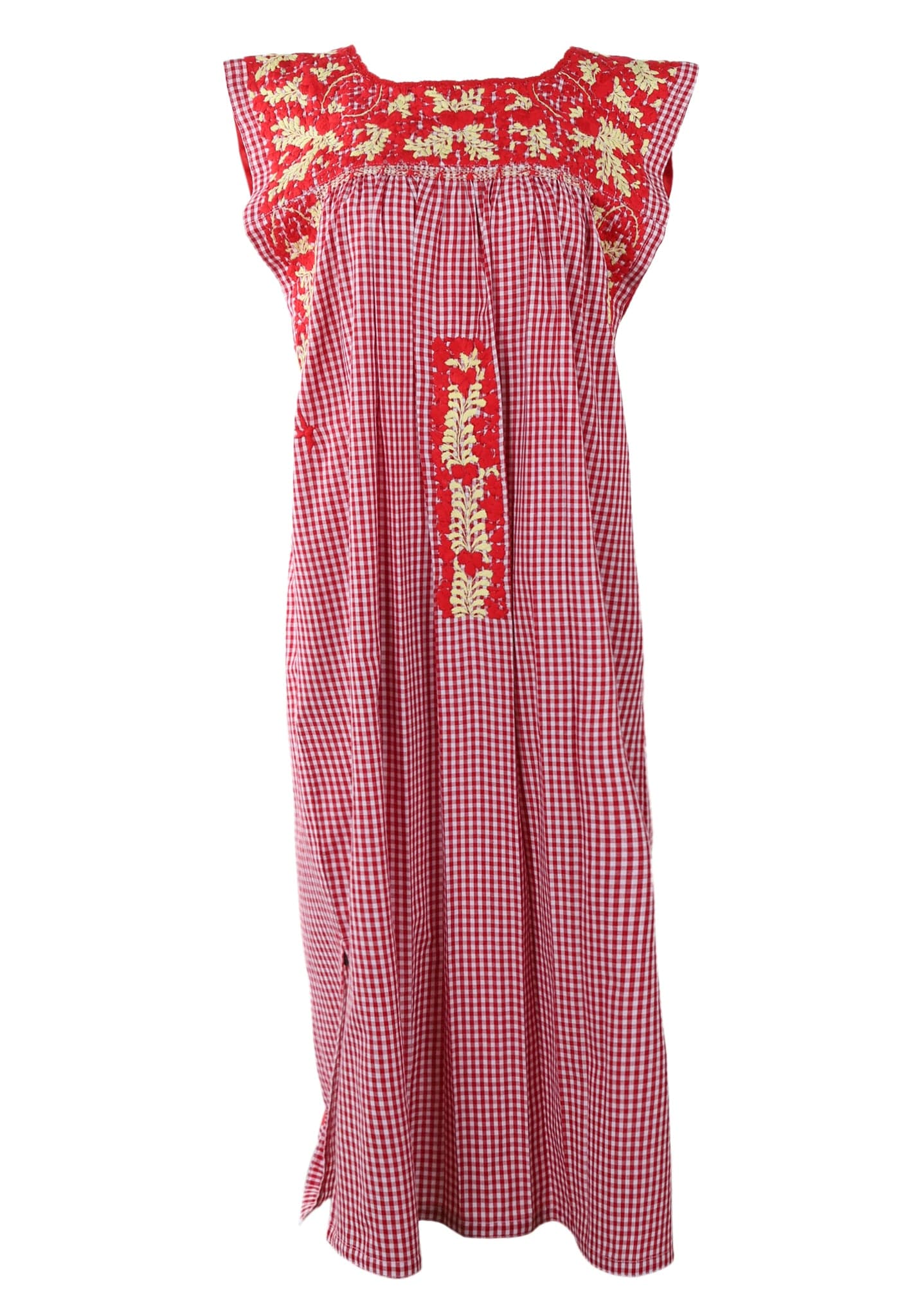 Flores Midi Dress Dress Large Corazon Tomate y Limon
