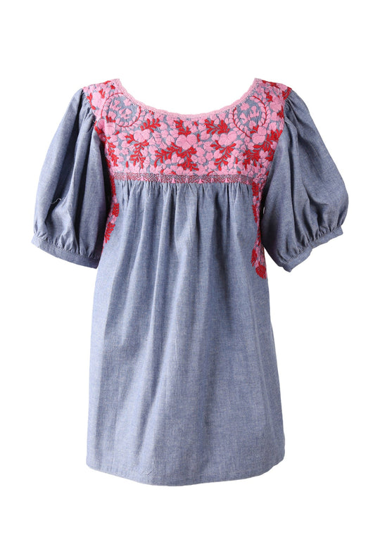 Carolina Blouse Blouse Carolina Nube Palido y Tomate