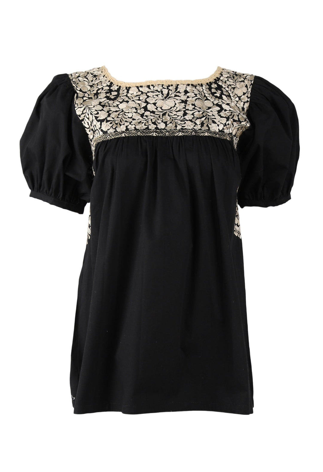 Carolina Blouse Blouse Carolina Noche Oro Seda