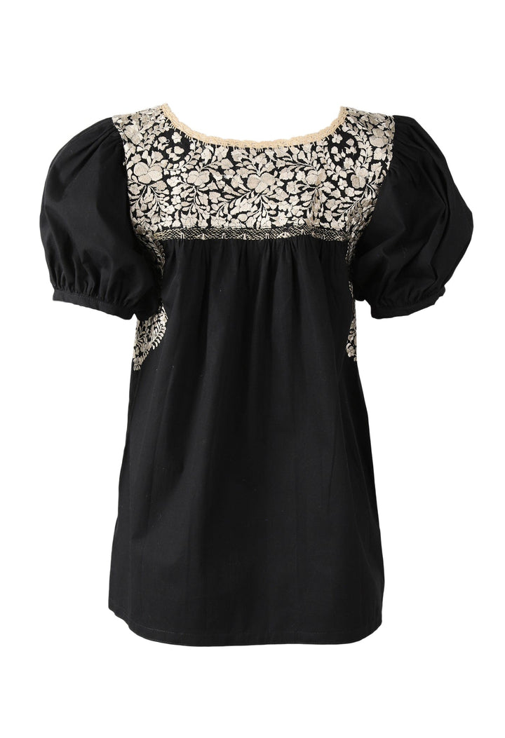 Carolina Blouse Blouse Carolina Noche Oro Seda