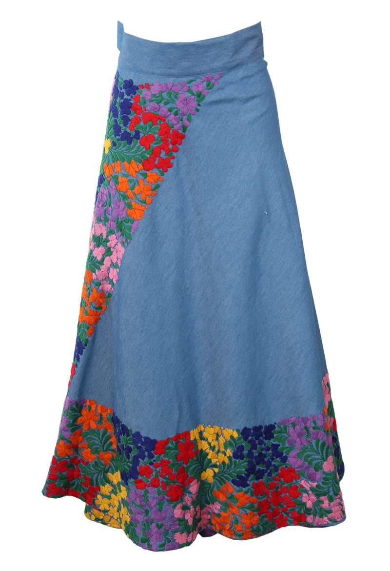 Oaxaca Long Skirt Skirt One Size Falda Nube Arroyo
