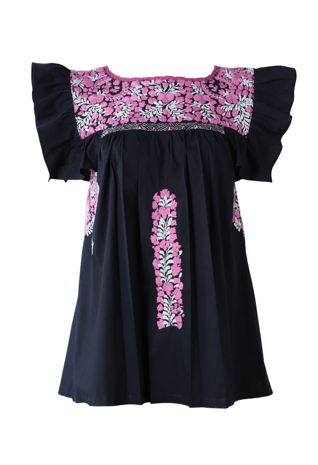 Soledad Blouse Blouse Soledad Lago Magenta y Nieve