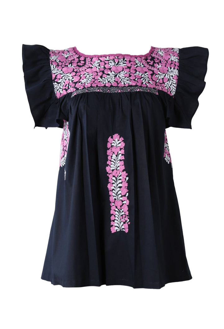Soledad Blouse Blouse Soledad Lago Magenta y Nieve